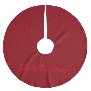 Burgundy Tree Skirt