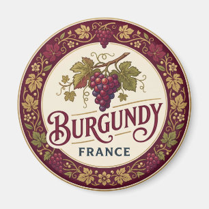 Burgundy Vineyards, Côte d'Or France Magnet