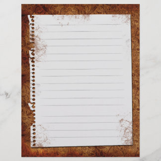 Burgundy Vintage Recipe Binder Inserts (1 sided)
