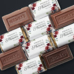 Burgundy Watercolor Floral Blush Bridal Shower Hershey's Miniatures<br><div class="desc">Burgundy Watercolor Floral Blush Bridal Shower Hershey's Miniatures. Featuring a burgundy roses, dusty blue and rustic bloom, this can be easily customized for your special occasion such as a baby shower, engagement party, birthday party, anniversaries, family reunions, and any special occasion you have lined up for the months ahead. Edit...</div>