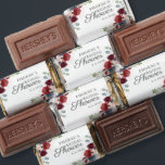 Burgundy Watercolor Floral Blush Bridal Shower Hershey's Miniatures<br><div class="desc">Burgundy Watercolor Floral Blush Bridal Shower Hershey's Miniatures. Featuring a burgundy roses, dusty blue and rustic bloom, this can be easily customized for your special occasion such as a baby shower, engagement party, birthday party, anniversaries, family reunions, and any special occasion you have lined up for the months ahead. Edit...</div>