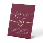 Burgundy Wedding Memorial