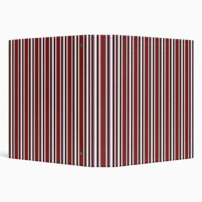 Burgundy & White Stripe School binder (Background)