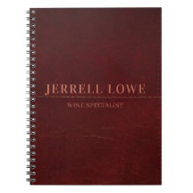 Burgundy Wine Color Vintage Leather Professional