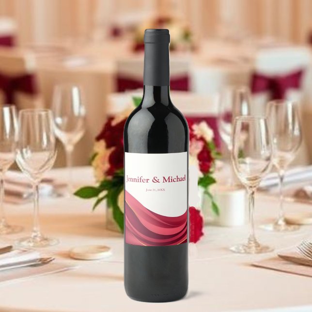 Burgundy Wine Label (Burgundy  Wine Label)