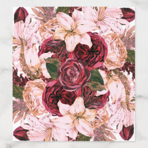 Burgundy Wine Sangria Forest Green Envelope Liner