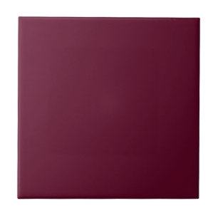 Burgundy Wine Solid Color   #5b0523 Ceramic Tile
