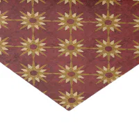 Mini Stars Burgundy on Kraft - Wholesale Tissue Paper Designs