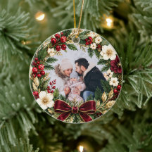 Burgundy Wreath family photo