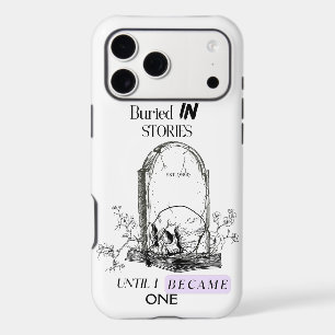 Buried In Stories Dark Academia Art iPhone 17 Pro Max Case