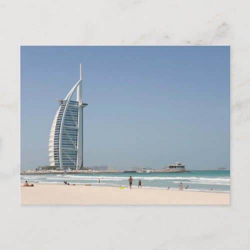 Burj Al Arab From Sunset Beach Dubai Postcard