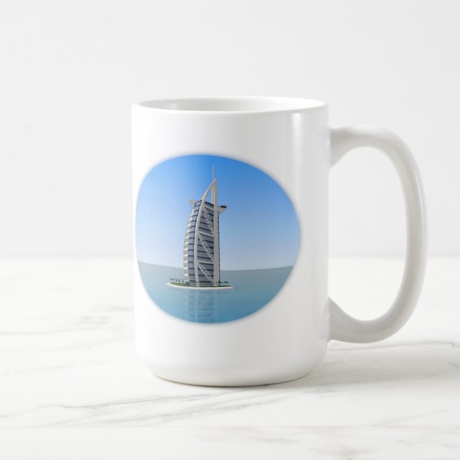 Burj Al Arab Hotel Dubai: 3D Model: Coffee Mug (Right)