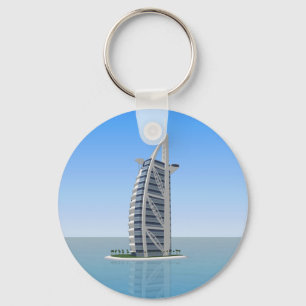 Burj Al Arab Hotel Dubai: 3D Model: Keychain