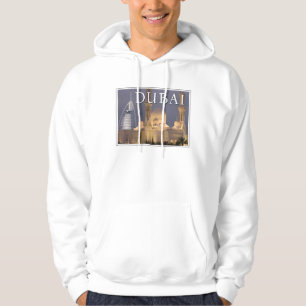 Burj al Arab Mosque in Evening Dubai Hoodie