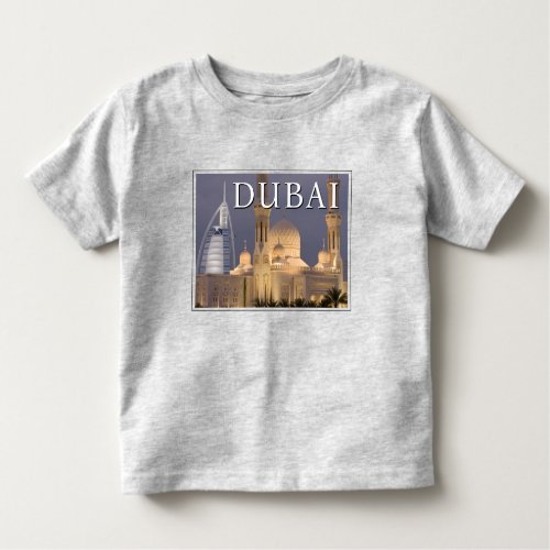 Burj al Arab  Mosque in Evening Dubai Toddler T_shirt