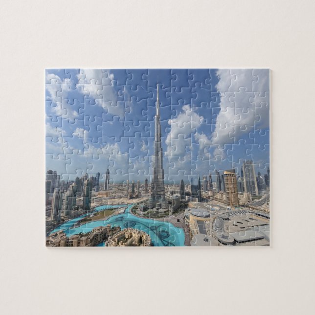 Burj Khalifa Dubai Landmark Jigsaw Puzzle (Horizontal)