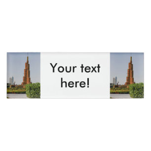 Burj Khalifa,Dubai Miracle Garden Name Tag