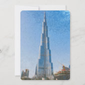 Burj Khalifa, Dubai painting (Front)