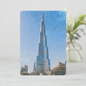 Burj Khalifa, Dubai painting (Standing Front)