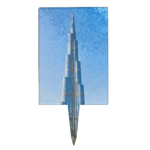 Burj Khalifa, Dubai painting Cake Topper
