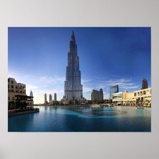 Burj Khalifa, Dubai Poster (Front)