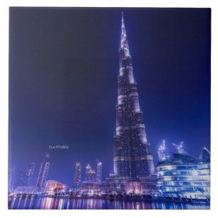 Burj Khalifa Landmark, Dubai Ceramic Tile