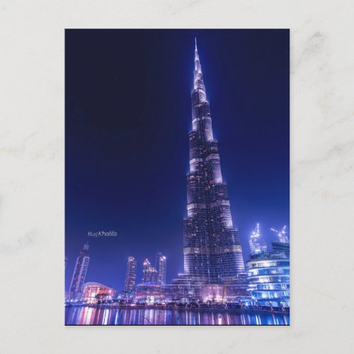 Burj Khalifa Landmark Dubai Postcard