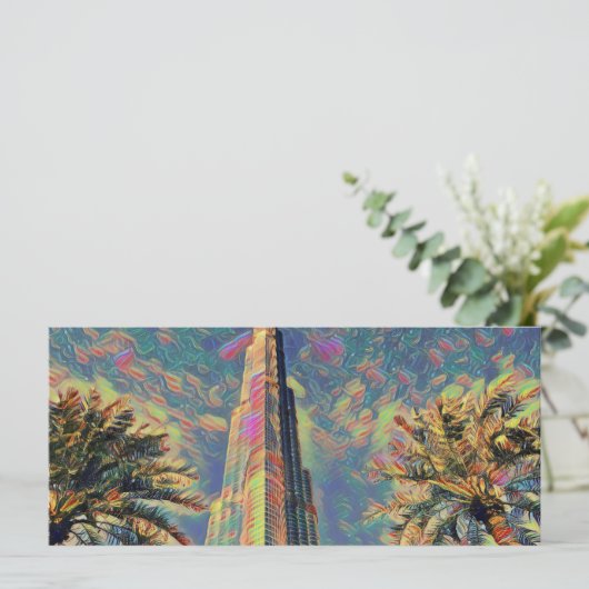 Burj Khalifa painting (Standing Front)