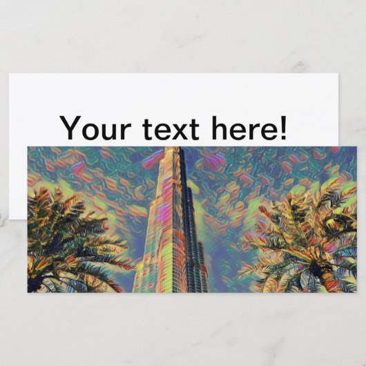 Burj Khalifa painting (Front/Back)