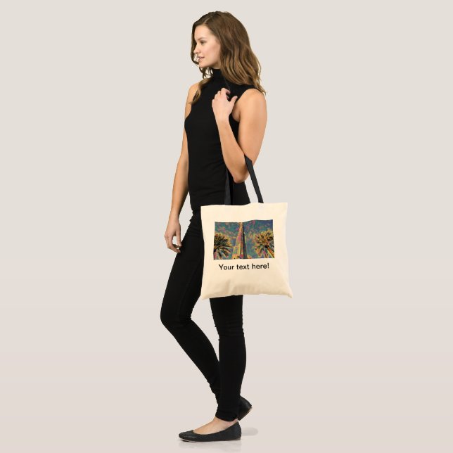 Burj Khalifa painting Tote Bag (Front (Model))
