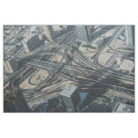 Burj Khalifa road view,Dubai Fabric