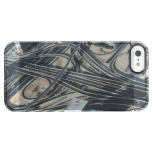Burj Khalifa road view,Dubai Clear iPhone SE/5/5s Case