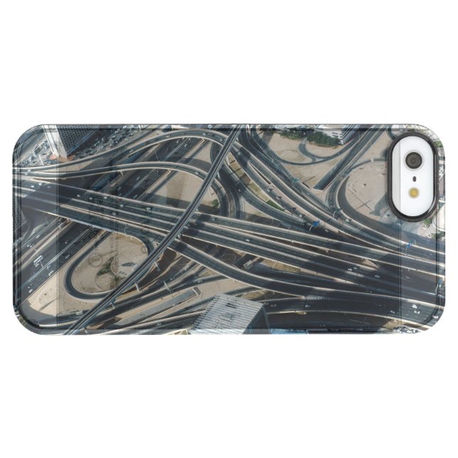Burj Khalifa road view,Dubai Uncommon iPhone Case (Back Horizontal)