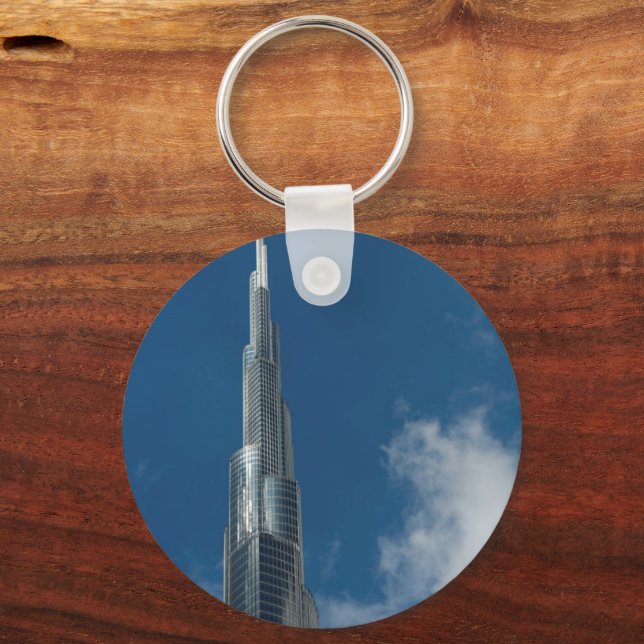 Burj Khalifa skyscraper Keychain Zazzle - Main Image