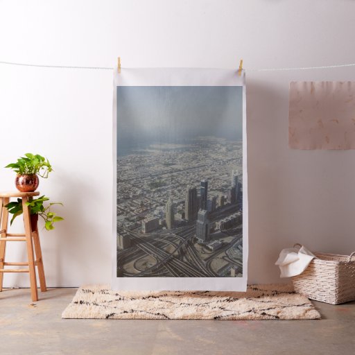 Burj Khalifa view, Dubai Fabric