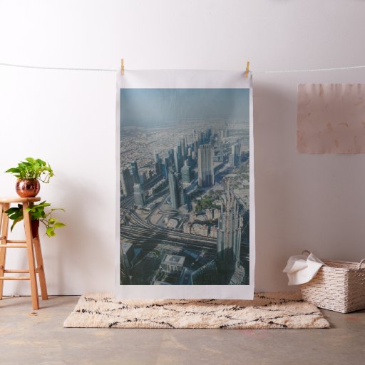 Burj Khalifa view,Dubai Fabric