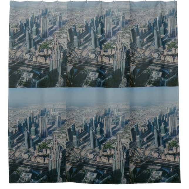 Burj Khalifa view,Dubai Shower Curtain (Front)
