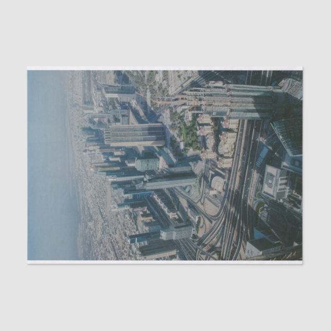 Burj Khalifa view,Dubai Tissue Paper (Front)