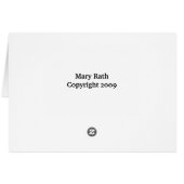Burke and Hare bed and breakfast Cards (Back Horizontal)