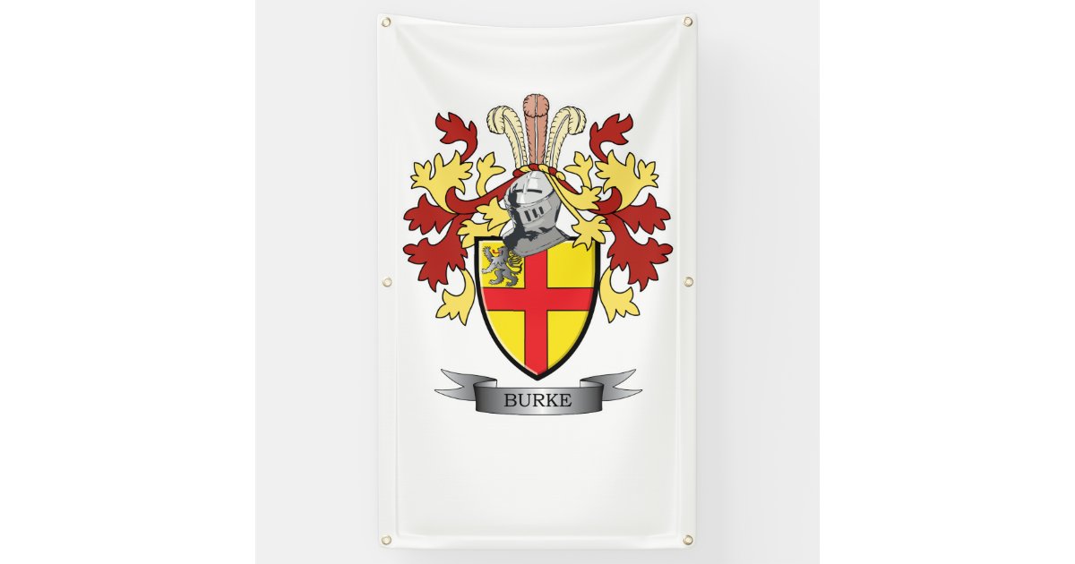 Burke Coat of Arms Banner | Zazzle