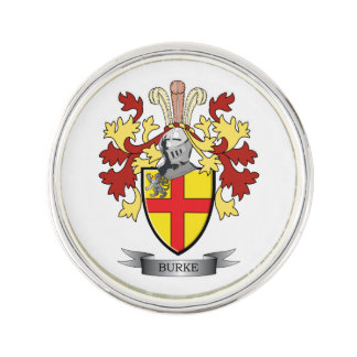 Burke Coat of Arms Lapel Pin