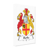 Burke Family Crest Canvas Print | Zazzle