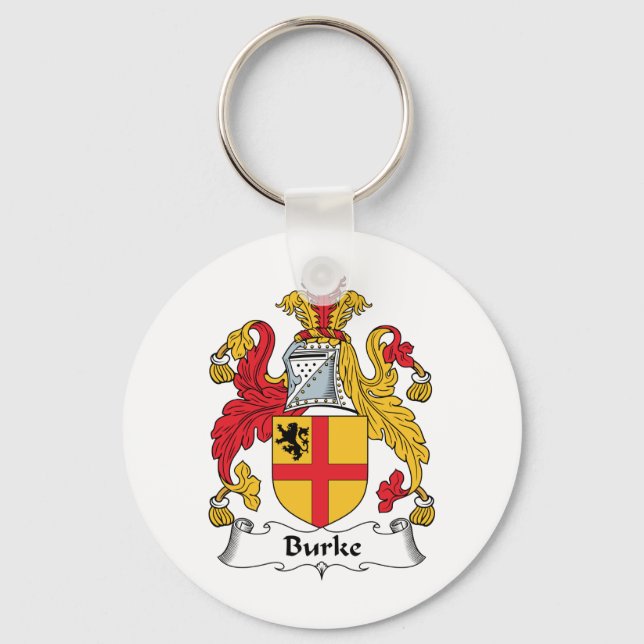 Burke Family Crest Keychain (Front)