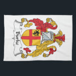 Burke Family Crest Towel<br><div class="desc">Burke Coat of Arms</div>