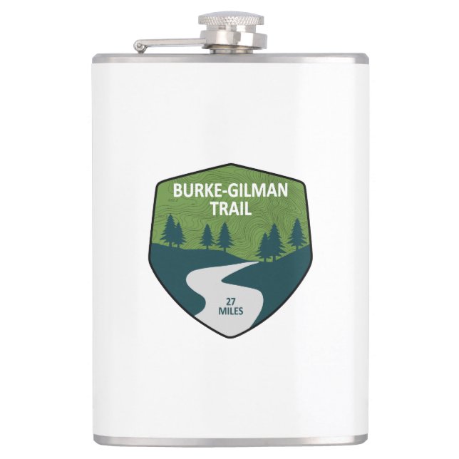 Burke-Gilman Trail Flask (Front)