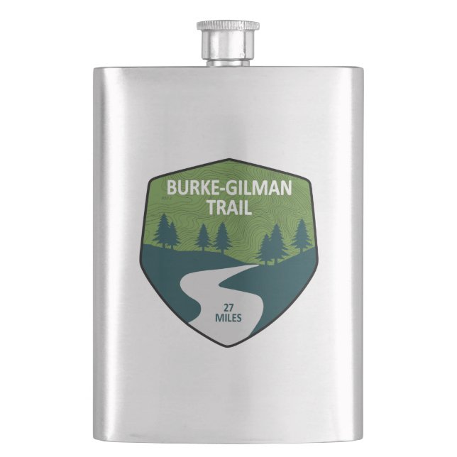 Burke-Gilman Trail Flask (Front)