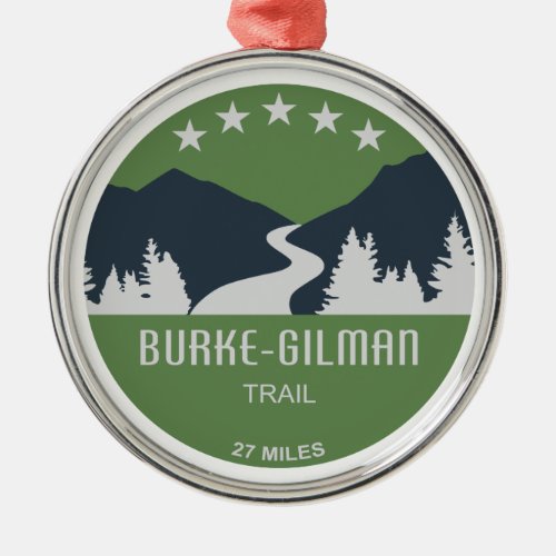 Burke_Gilman Trail Metal Ornament