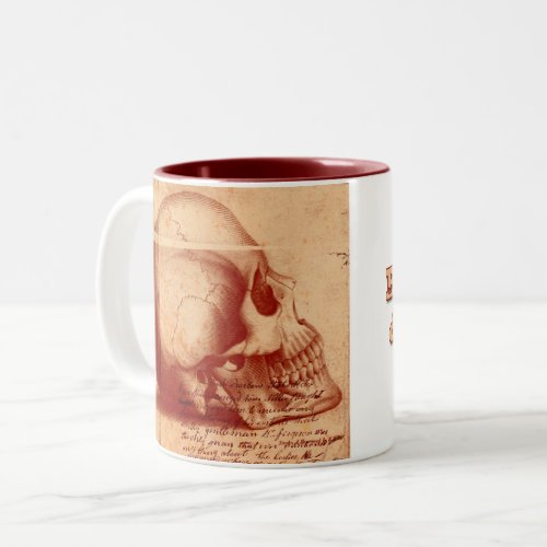 Burke  Hare skull head coffee mug