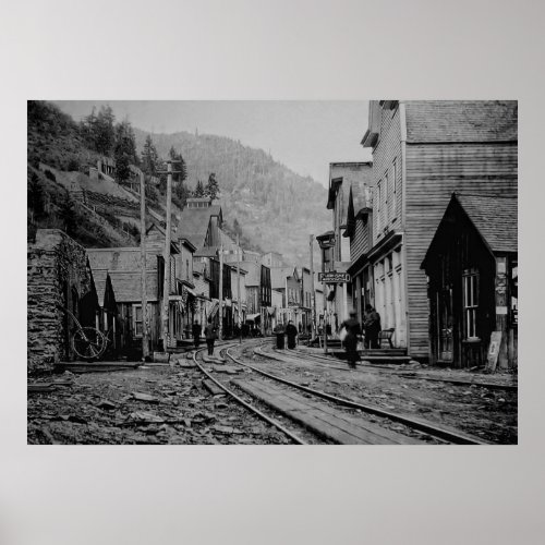 BURKE IDAHO GHOST TOWN POSTER