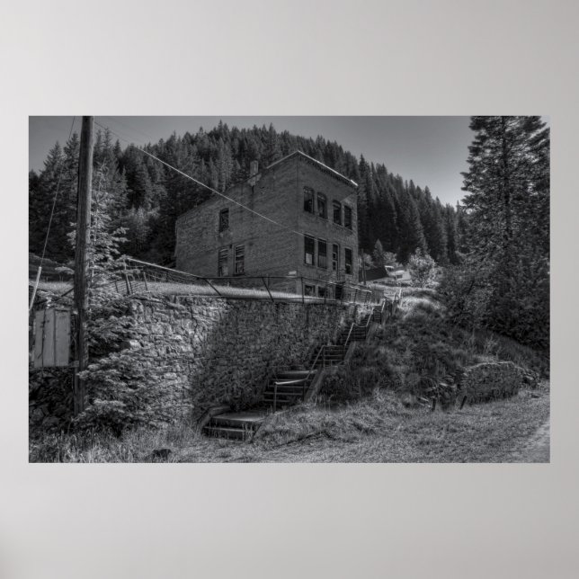 BURKE IDAHO - MINING GHOST TOWN POSTER (Front)